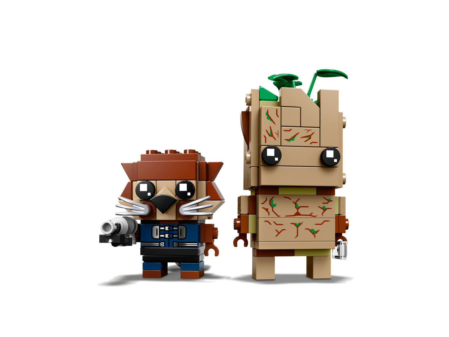 lego brickheadz rocket and groot