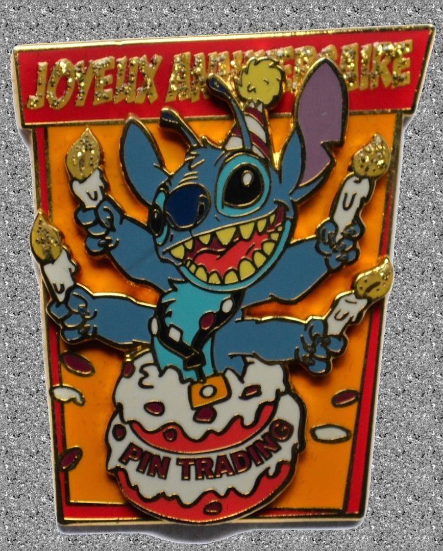 Stitch Anniversaire Pin S Edition Limitee