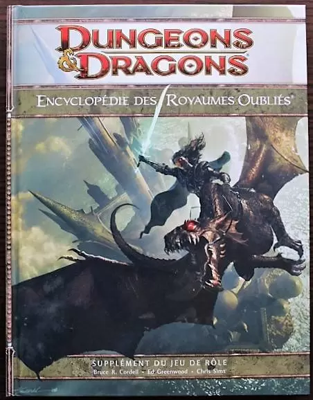 D&D 4eme édition - Encyclopédie des Royaumes oubliés