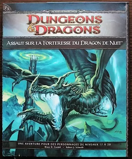 D&D 4eme édition - Assaut sur la forteresse du dragon de nuit