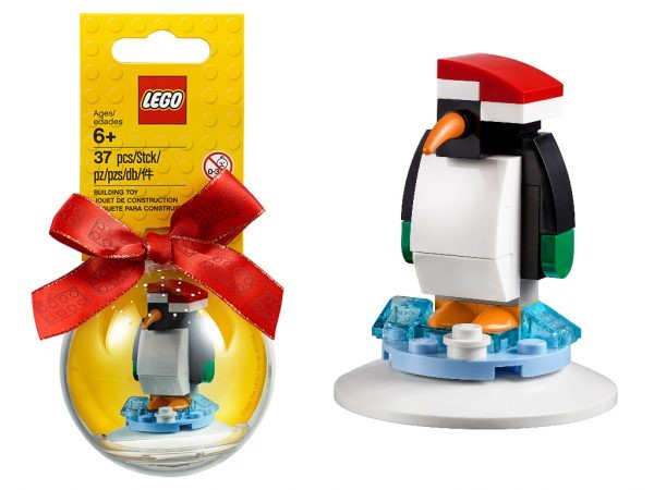 lego penguin ornament