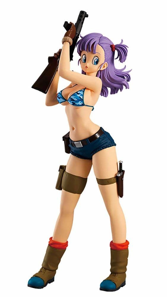 Bulma Glitter Glamours Blue Dragon Ball Banpresto Action Figure