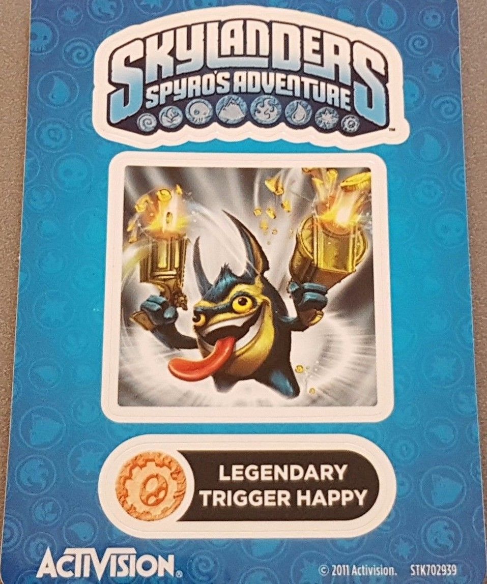 Legendary Trigger Happy Skylanders Spyro S Adventure Figure