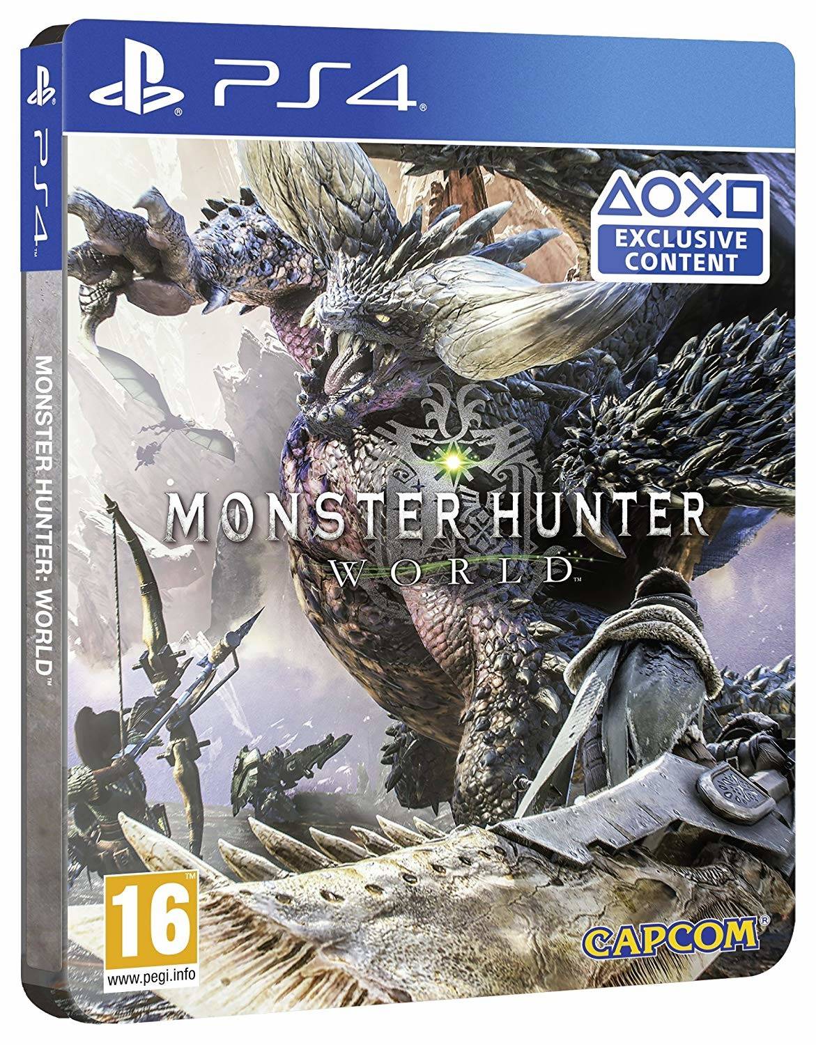 Monster Hunter World Steelbook Playstation 4 Ps4 Game