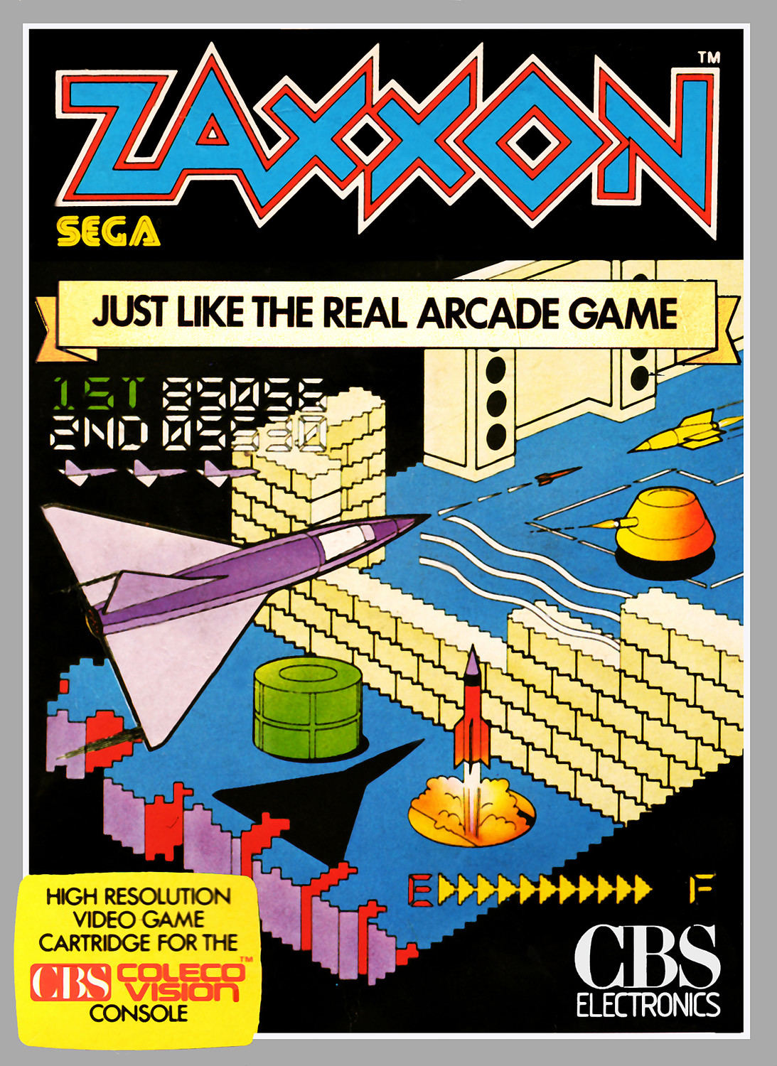 zaxxon colecovision