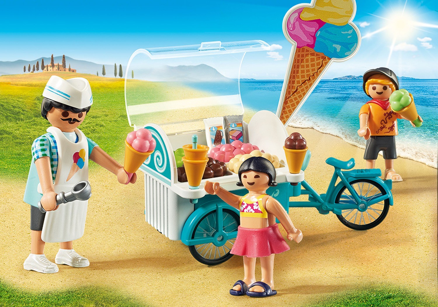 playmobil city life ice cream truck