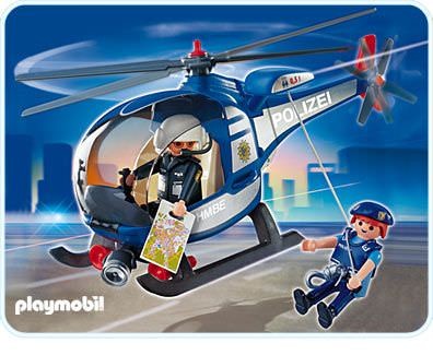 playmobil police helicopter