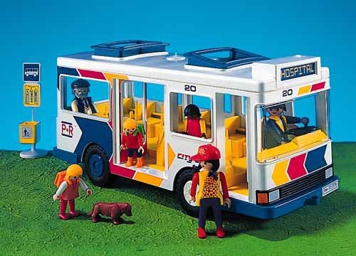 playmobil bus station