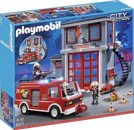 playmobil fire station 9052