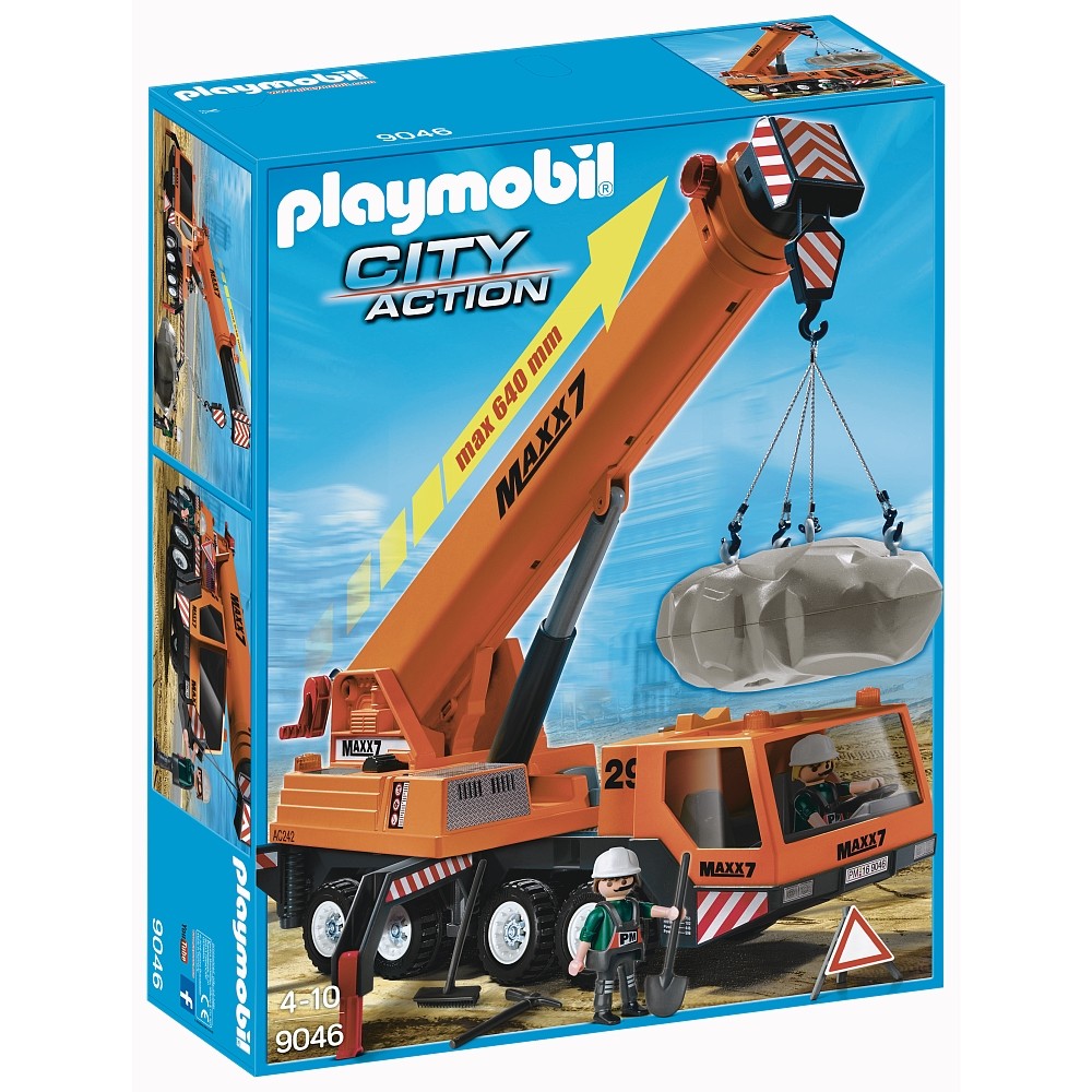 playmobil crane truck