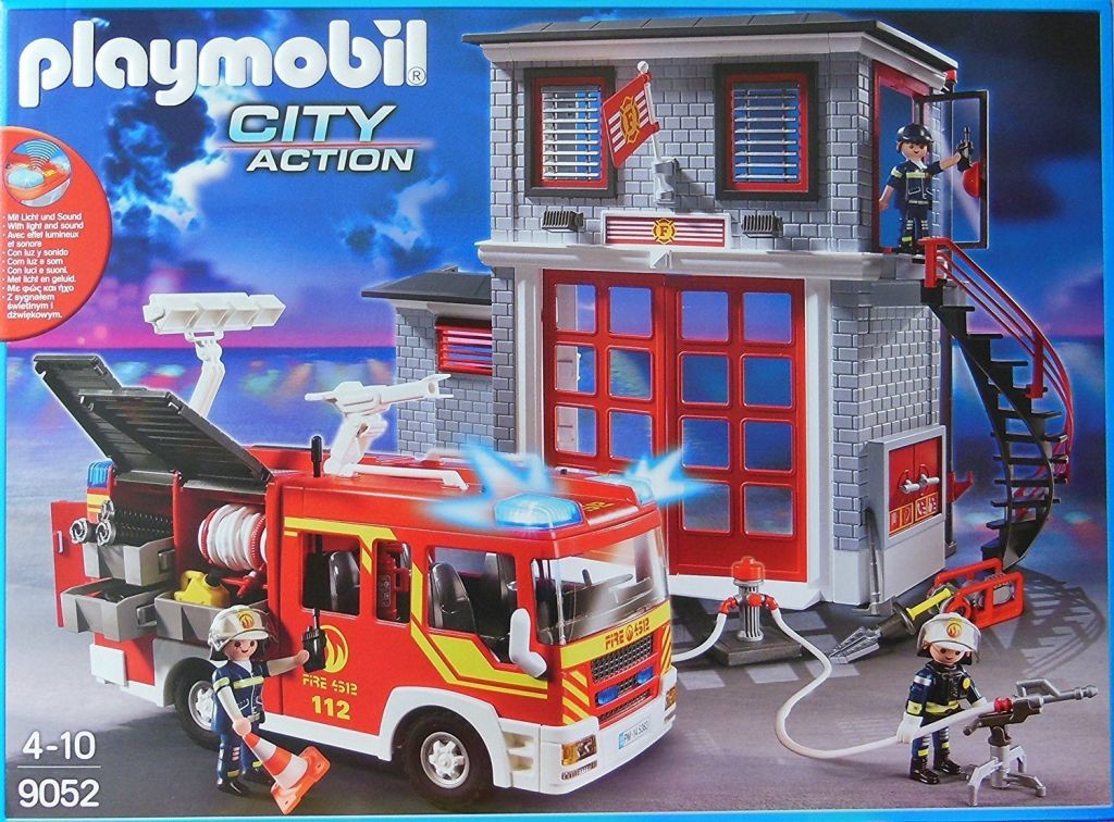 playmobil fire station 9052