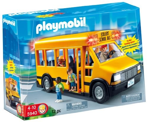 playmobil bus ecole