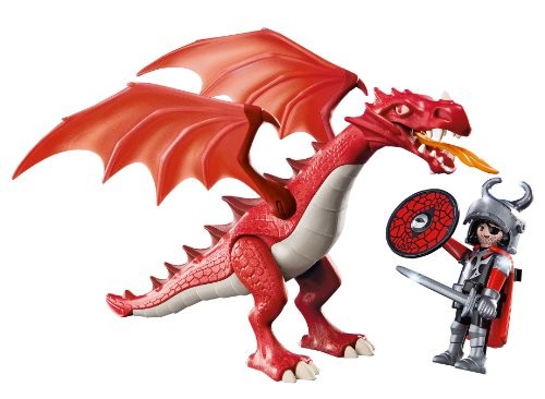 dragon playmobil rouge