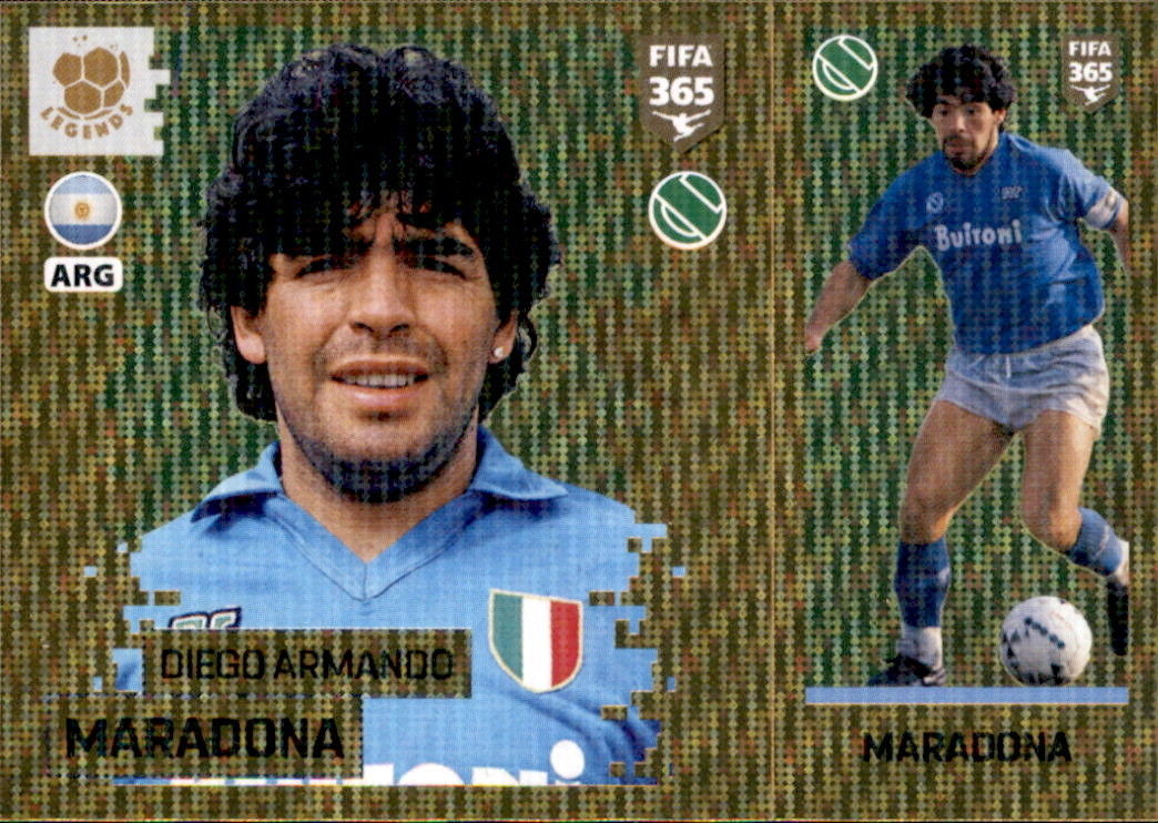 Diego Armando Maradona Legends The Golden World Of Football Fifa 19 Sticker 463