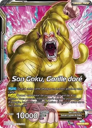 Expansion Set - Gift Box [EX03] - Son Goku, Gorille Doré//Son Goku SS4, renversement de situation (Big Leader)