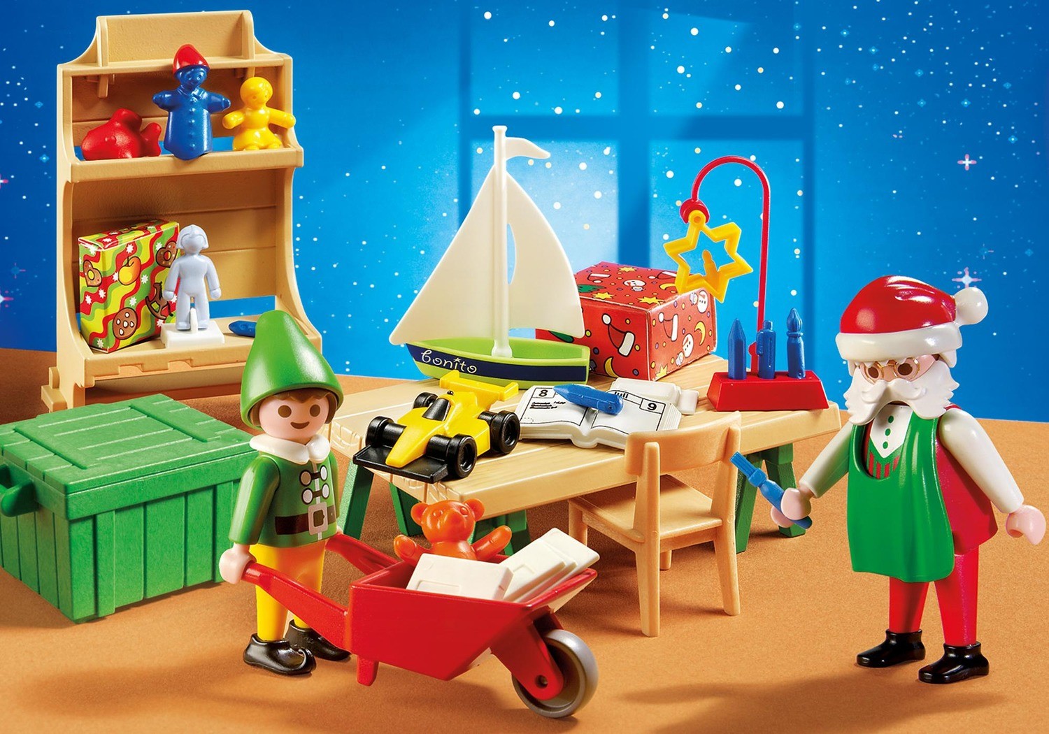 Valisette l'atelier du Père Noël Playmobil de Noël 5987