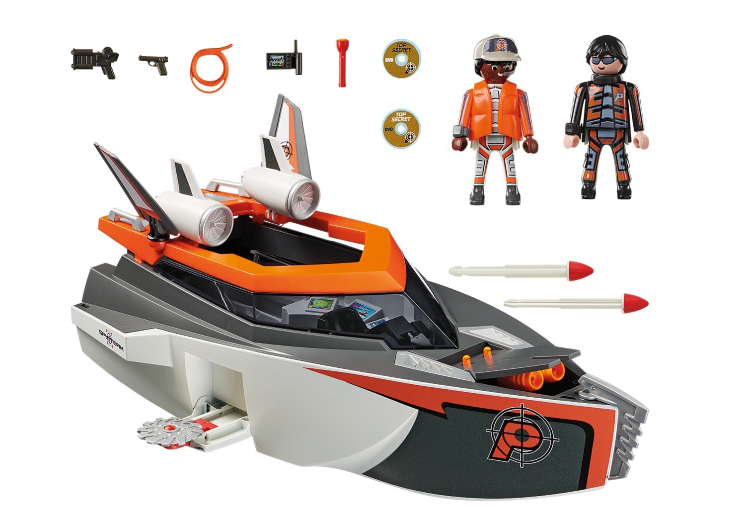 Spy Team Turboship - Playmobil Top Agents 70002