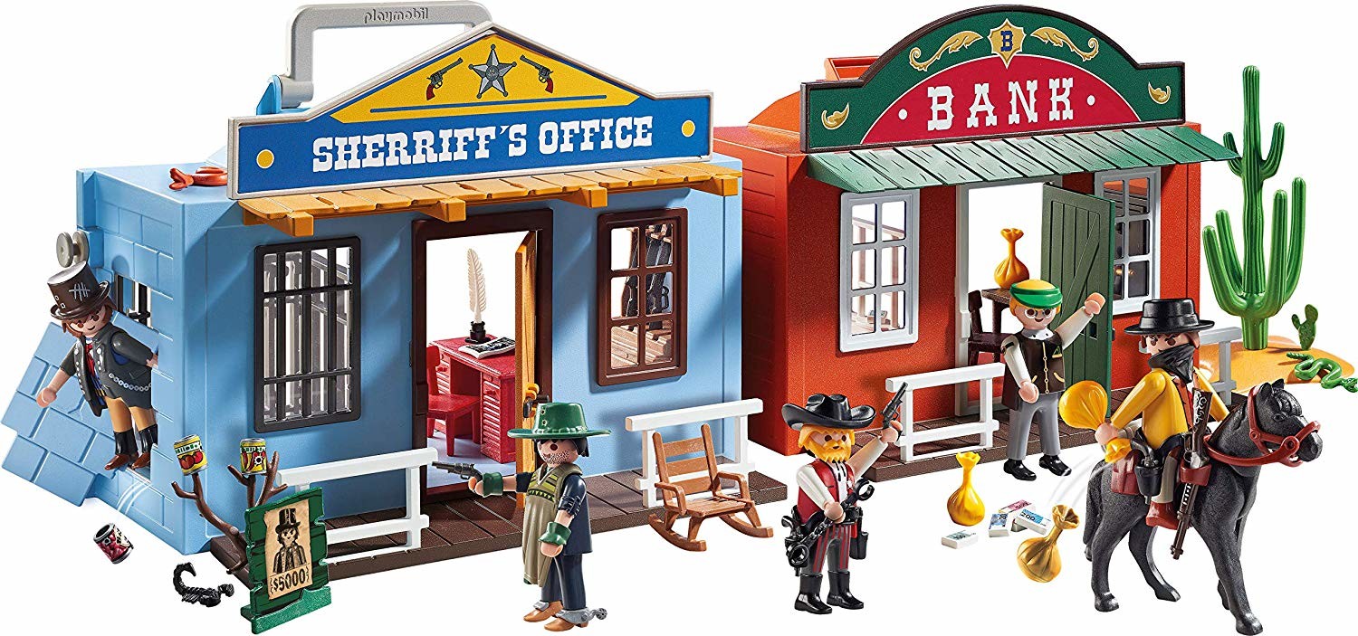 playmobil banque western