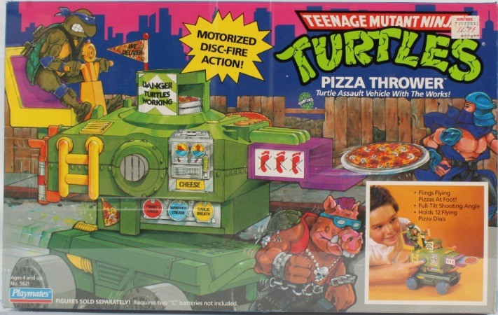 vintage ninja turtles pizza thrower