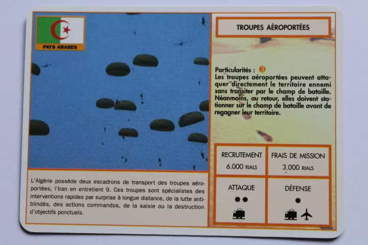 Operation Blast - Pays Arabes - Troupes aéroportées