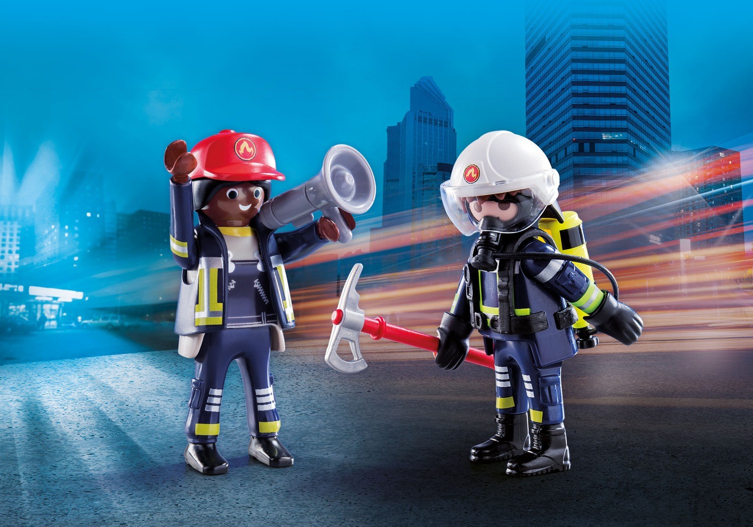 Duo Pompiers - Playmobil Pompier 70081