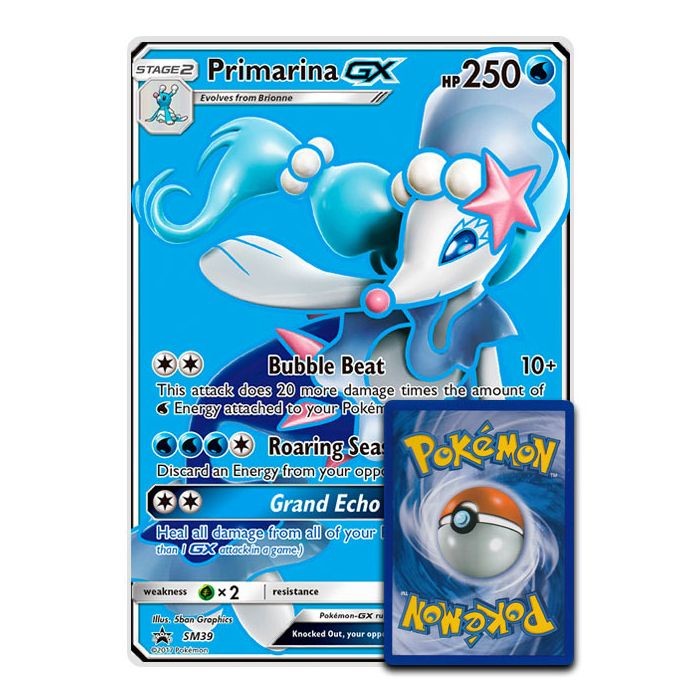 Primarina Gx Jumbo Jumbo Cards Xxl Pokémon Card Sm039