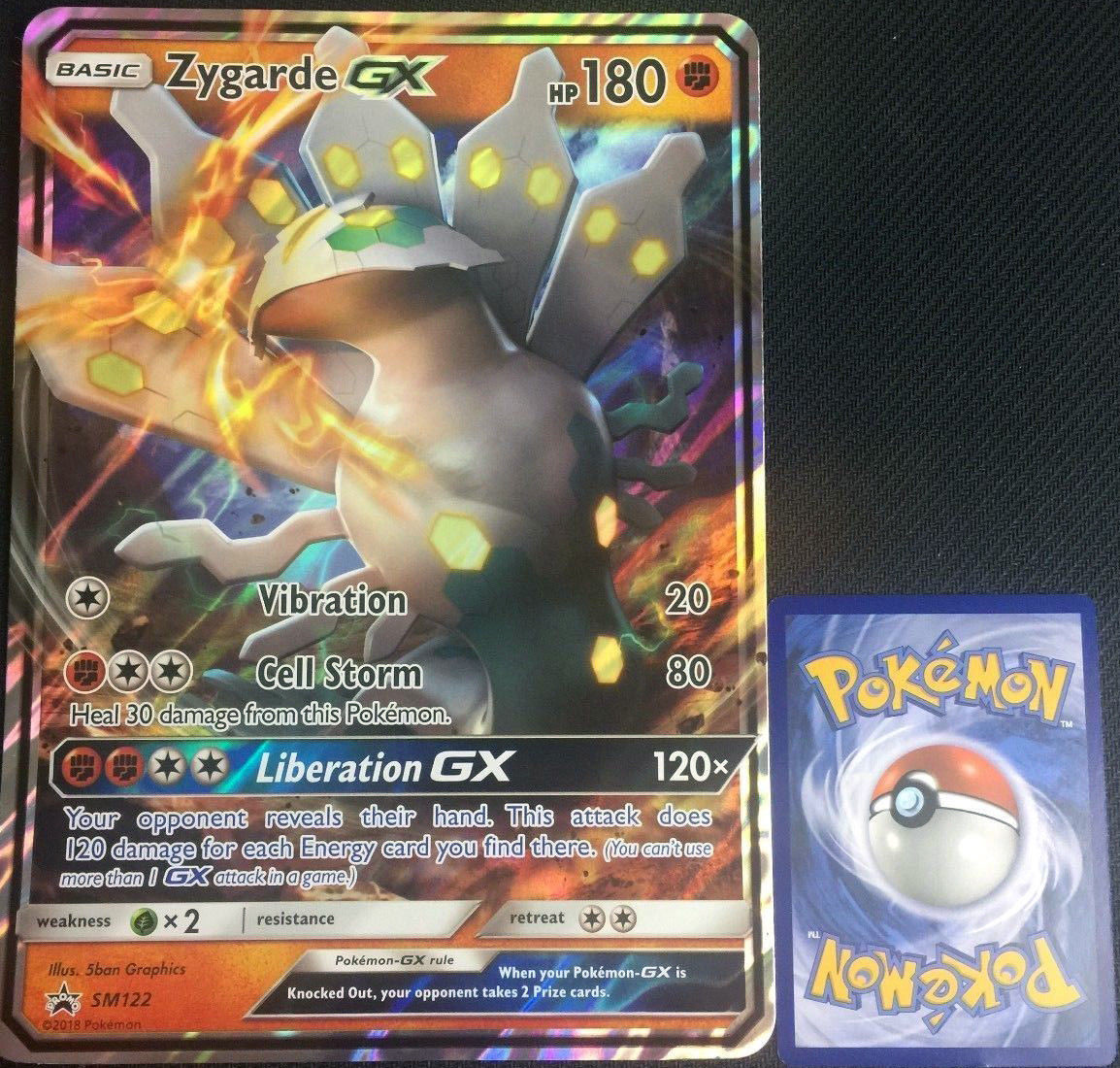 Zygarde Gx Jumbo Jumbo Cards Xxl Pokémon Card Sm122