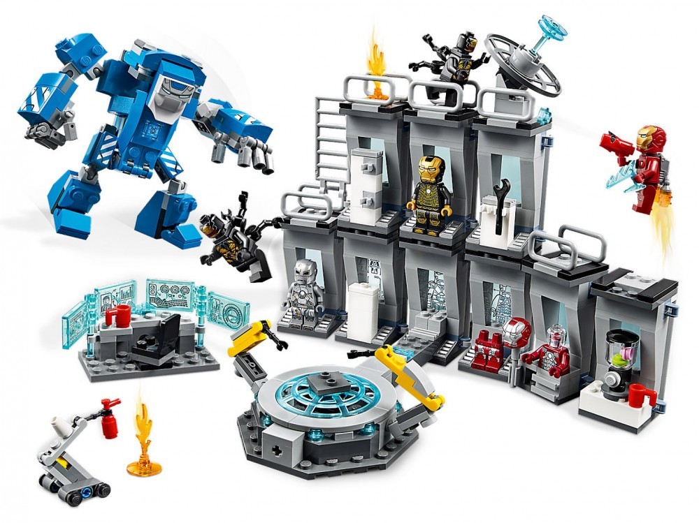 Iron Man Hall Of Armor Lego Marvel Super Heroes Set 76125