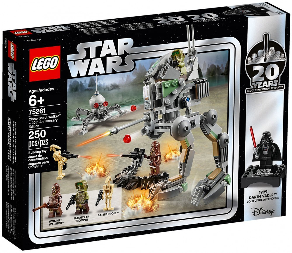 anniversaire lego star wars Clone Scout Walker 20th Anniversary Lego Star Wars Set 75261 anniversaire lego star wars