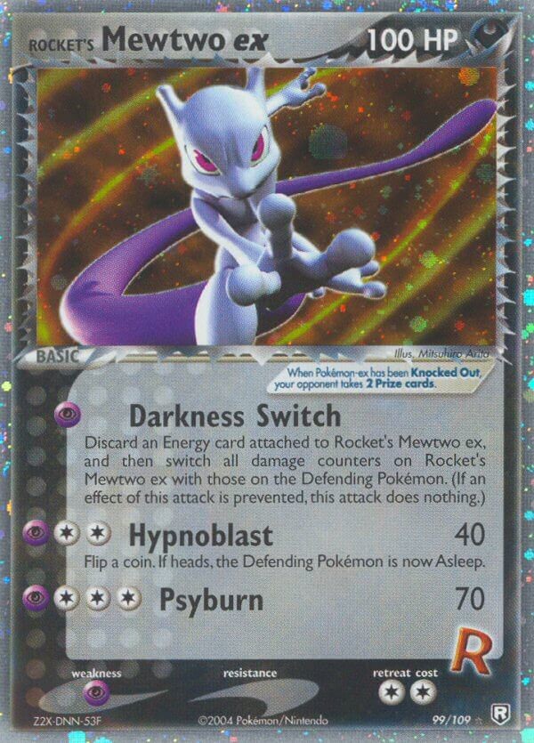 Rockets Mewtwo Ex Ex Team Rocket Returns Pokémon Card 99109