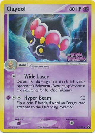 Claydol Holo Logo Ex Holon Phantoms Pokémon Card 38110