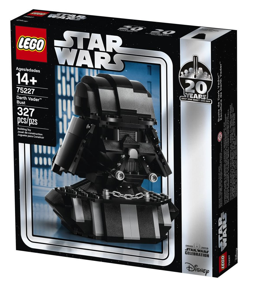 Darth Vader Bust Lego Star Wars Set