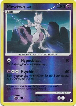 Mewtwo Reverse Legends Awakened Pokémon Card 11146