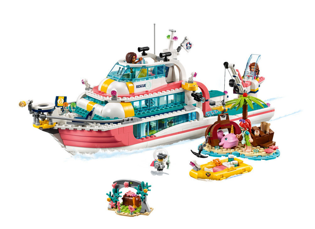 lego friends rescue boat instructions