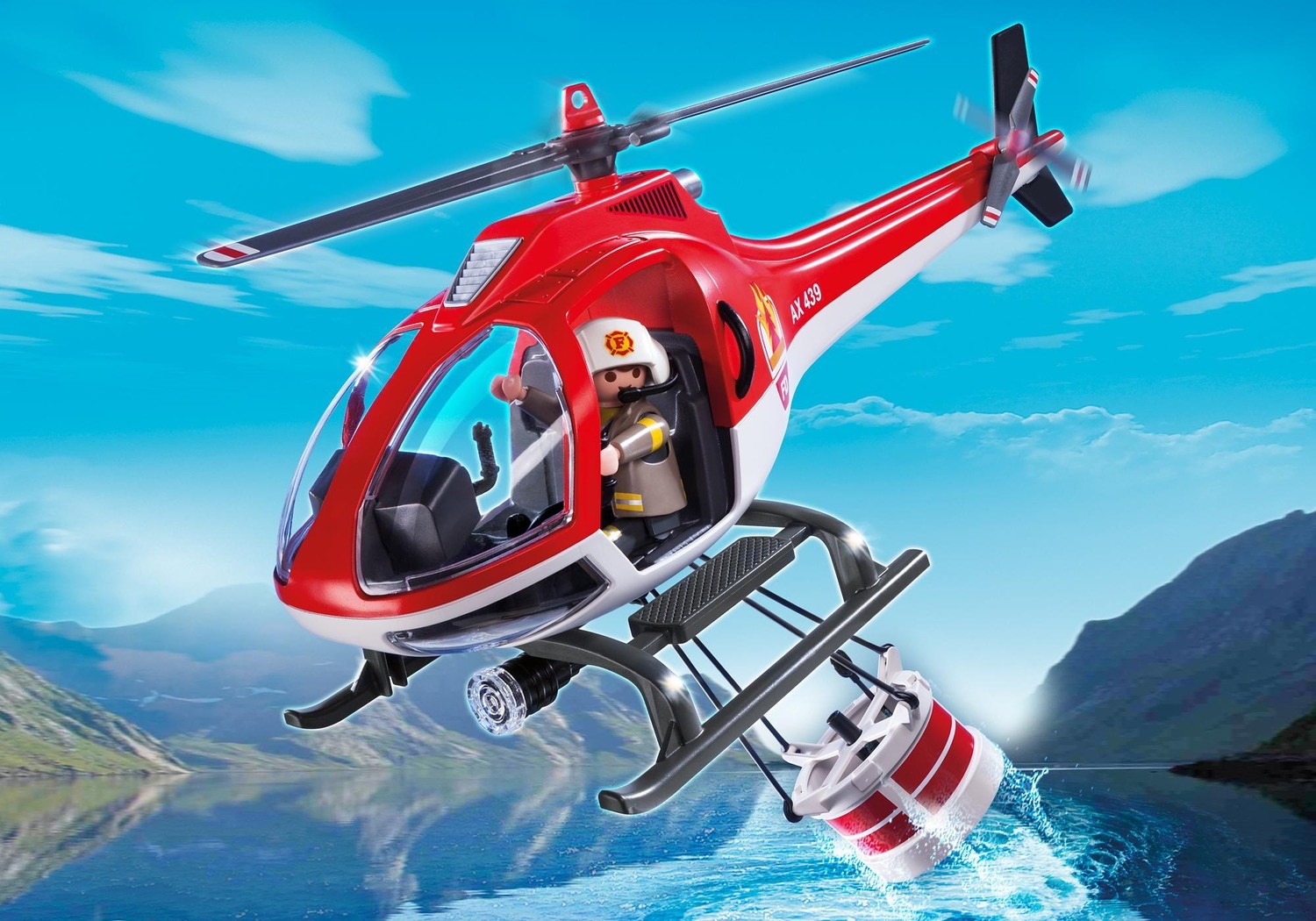 Playmobil fire rescue store helicopter