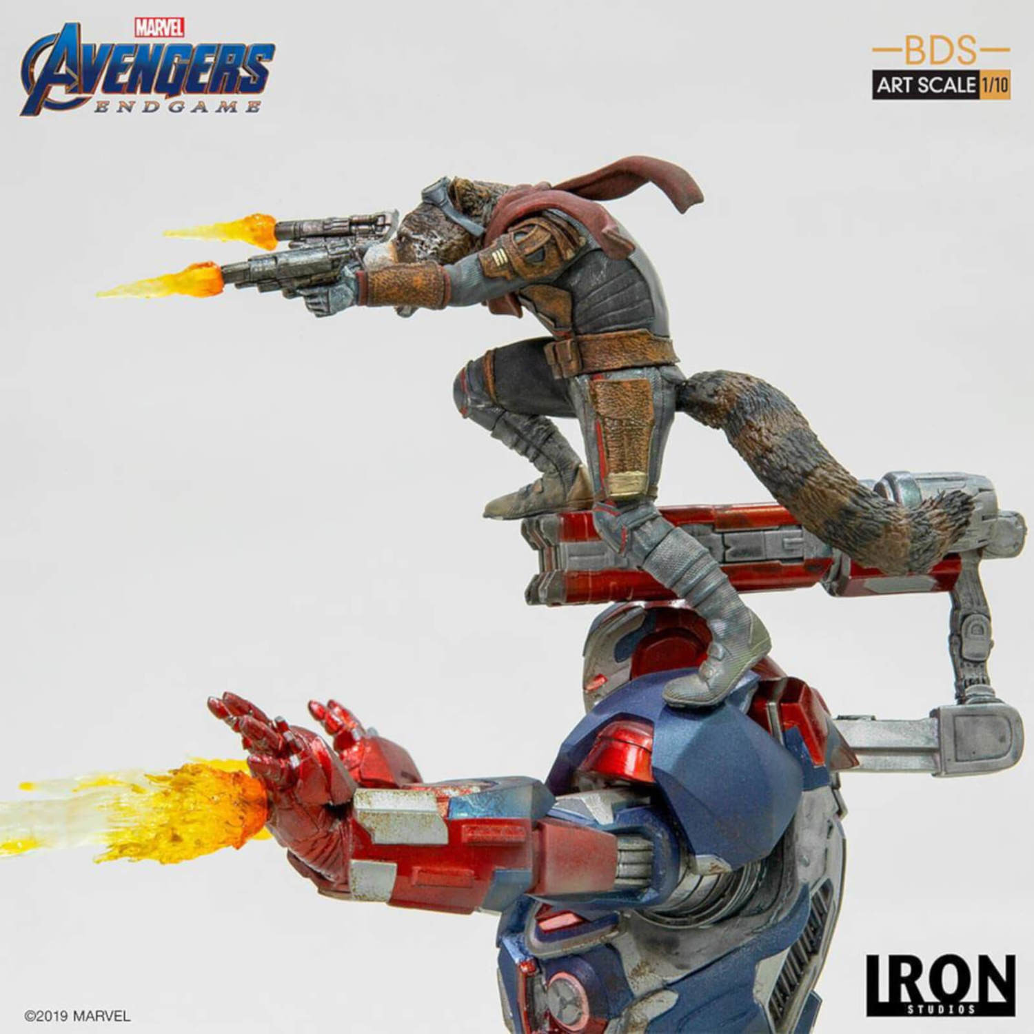 Iron Patriot Rocket Avengers Endgame Bds Art Scale