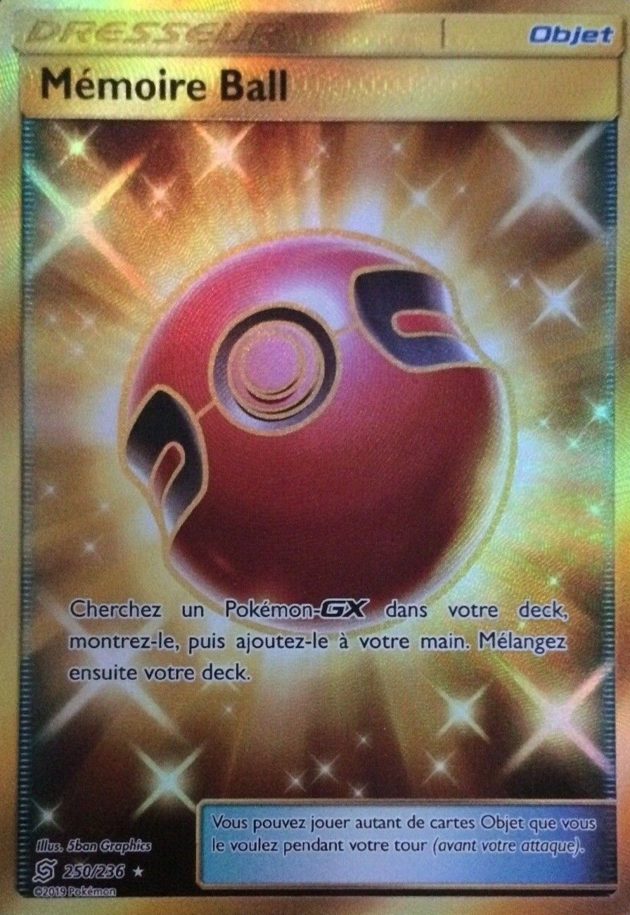 Mémoire Ball - Carte Pokémon 250/236 Harmonie Des Esprits