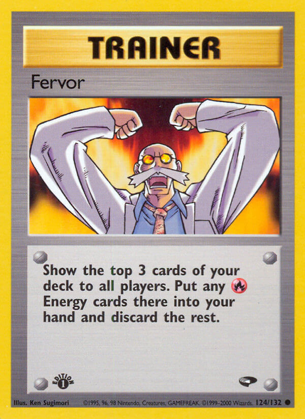 Fervor 1st Edition Gym Challenge Pokémon Card 124132