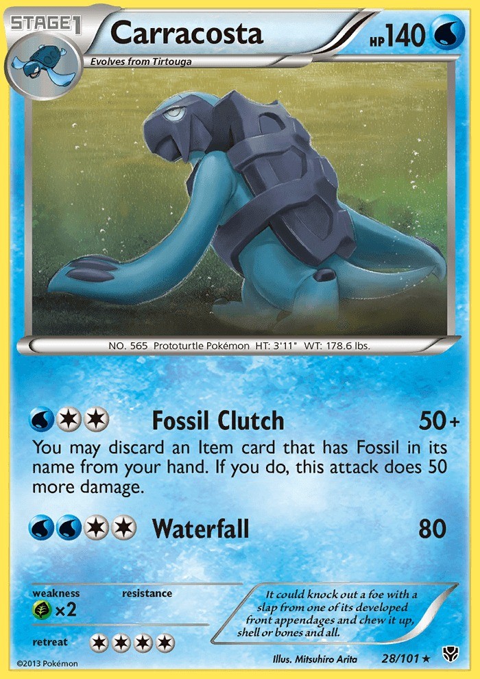 Carracosta Plasma Blast Pokémon Card 28101