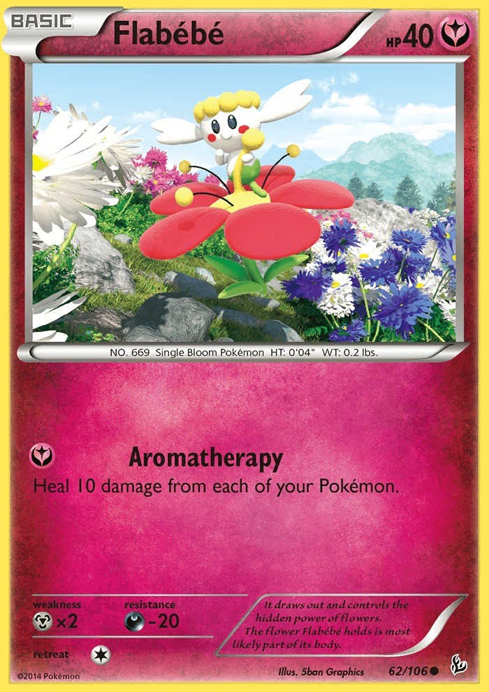 Flabébé Xy Flashfire Pokémon Card 62106