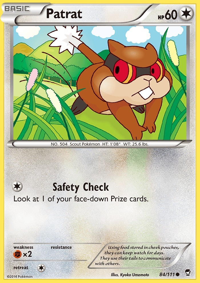 Patrat Xy Furious Fists Pokémon Card 84111