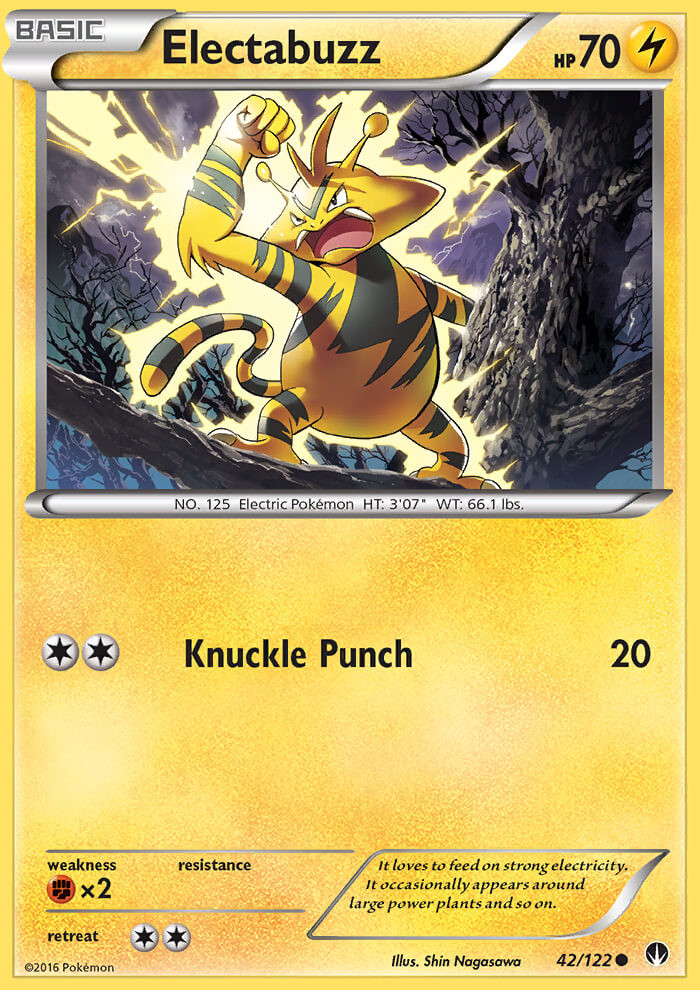 Electabuzz Xy Breakpoint Pokémon Card 42122