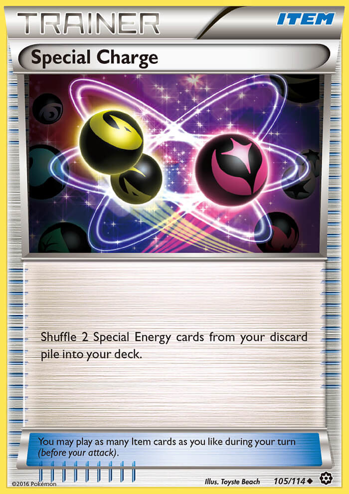 Special Charge Xy Steam Siege Pokémon Card 105114