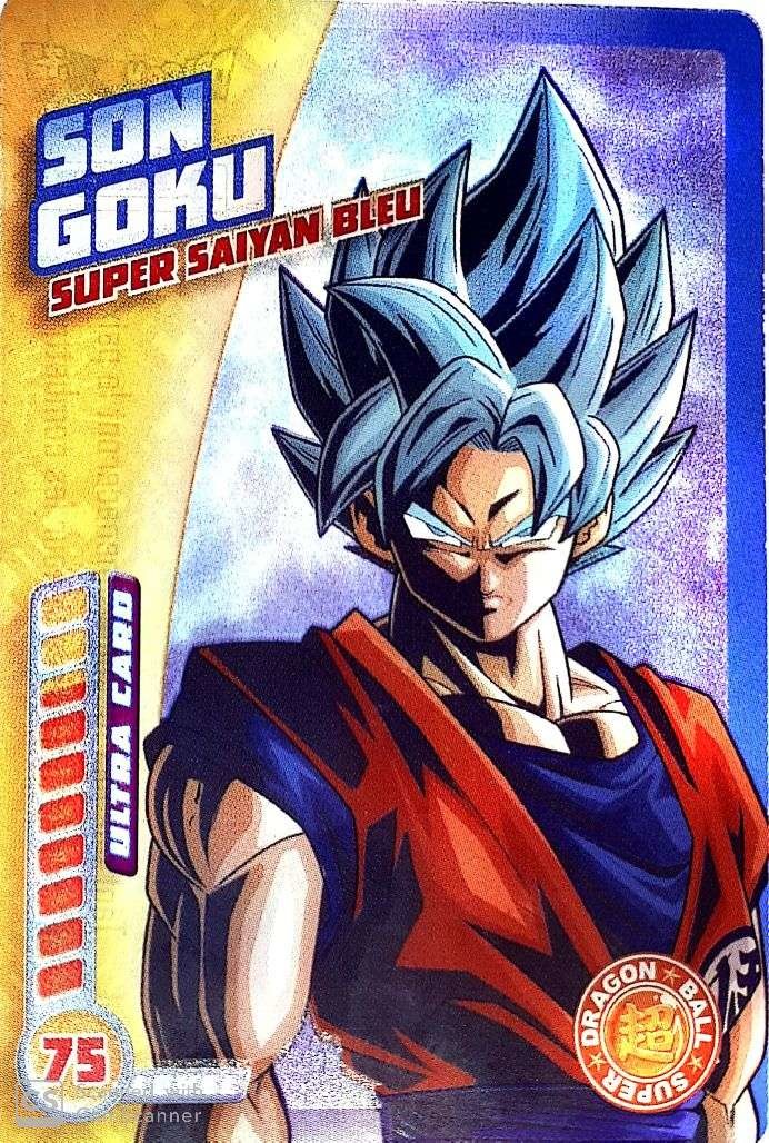 Son Goku Super Saiyan Bleu - carte Dragon Ball 146 Dragon Ball Super Trading Card Panini