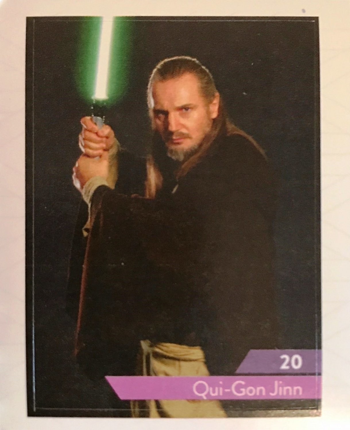 Qui Gon Jinn Carte 20 Star Wars Maitriser La Force Leclerc 2019