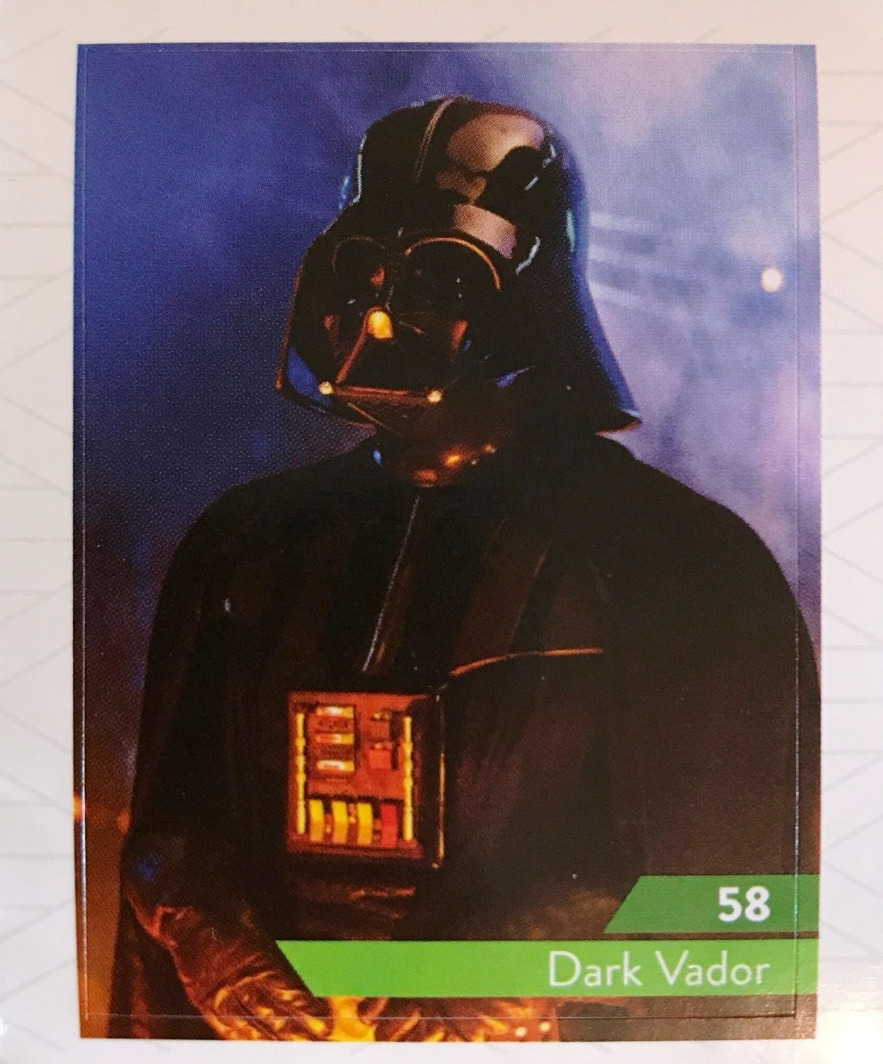 Dark Vador Carte 58 Star Wars Maitriser La Force Leclerc 2019