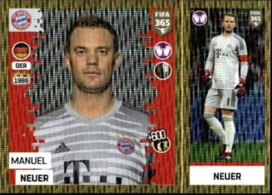 The Golden World of Football Fifa 365 2019 - Manuel Neuer - FC Bayern München