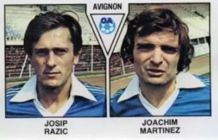 Football 79 en Images - Josip Razic / Joachim Martinez - Olympique Avignon