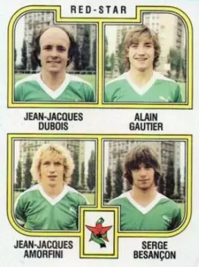 Football 83 - Jean-Jacques Dubois / Alain Gautier / Jean-Jacques Amorfini / Serge Besançon - Red-Star