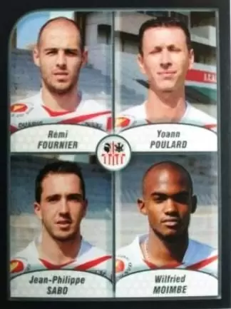 Foot 2010 - Championnat de France de L1 et L2 - Fournier/Poulard/Sabo/Moimbe - AC Ajaccio